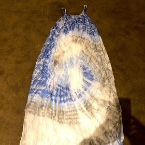 Tie-dye Paris Tempo Maxi Dress size M
